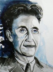 Aquarel George Orwell