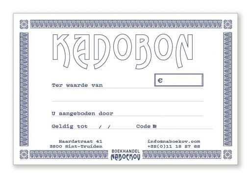 Schiereiland dichtheid De controle krijgen Kadobon Naboekov 30 - Boekhandel Naboekov