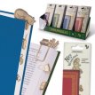5035393403041/Page Markers Vallende boeken Bookminders Brass Page Markers - Tumbling Books