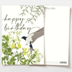 Happy Birthday / zwaluw