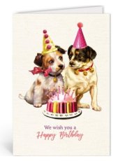 We wish you a happy birthday - Puppies