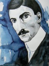 Aquarel Stefan Zweig