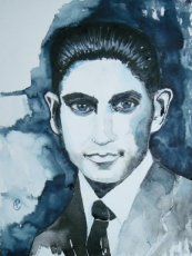 Aquarel Franz Kafka