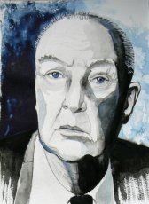 Aquarel Vladimir Nabokov