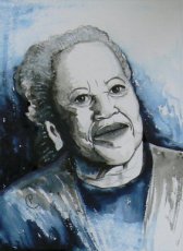 Aquarel Toni Morrison
