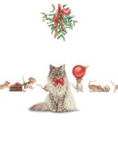 CHR 0002 CHR 0002 - Kerstkat met muisjes