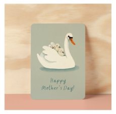 IL0029 Happy Mother's Day Swan mum - IL0029