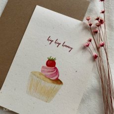 KW007-1 Strawberry Cupcake - Hiep Hiep Hooray